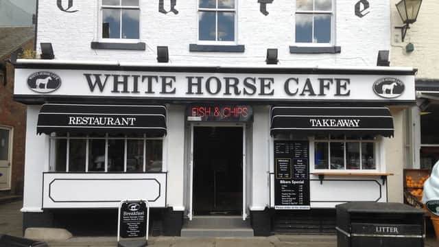 Dining at The White Horse Cafe in thirsk