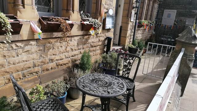 Dining at Leila's Kitchen in hebden bridge