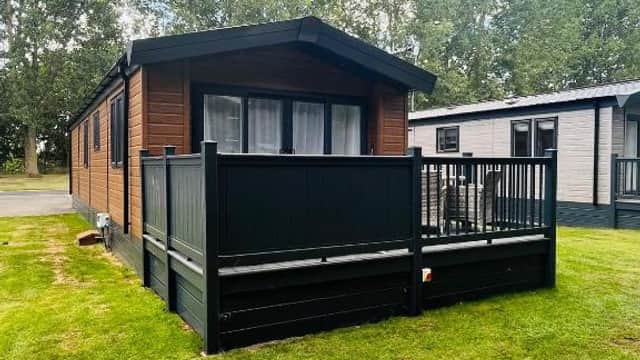 Accommodation at Fir Tree Lodge with Hot Tub in allerthorpe