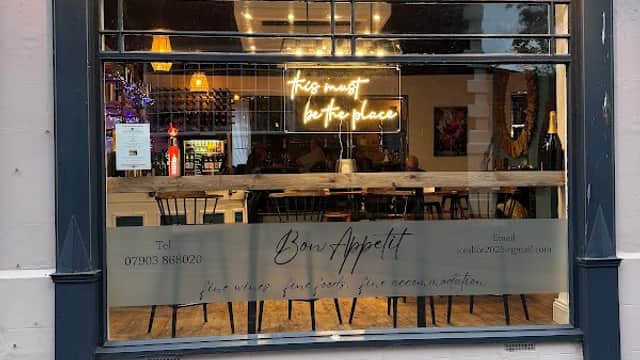 Dining at Bon Appetit Wine Bar & Bistro Whitby in whitby