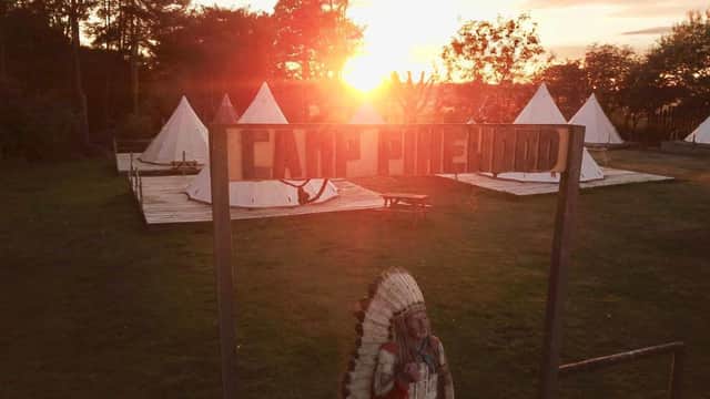 Accommodation at Pinewood Park - Tipis, Hot Tubs and Lodges in scarborough
