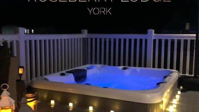 Accommodation at Roseberry Lodge with Hot Tub in allerthorpe