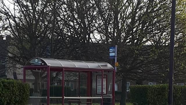 Bus Stop at Featherstone Station Lane - Bus Stops in featherstone