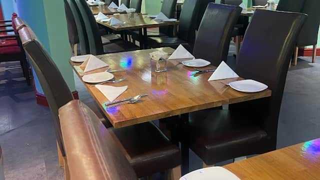 Dining at SPICE & RICE Indian Restaurant in woodhouse