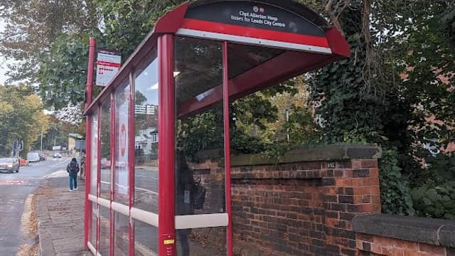 Bus Stop at Chapel Allerton Hospital - Bus Stops in chapel allerton