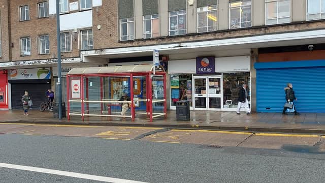 Bus Stop at Market Square (stop S3) - Bus Stops in shipley