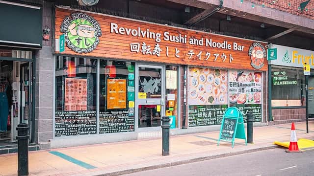 Dining at Mr Miyagi Revolving Sushi Bar in sheffield