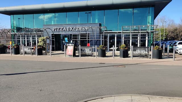 Dining at PizzaExpress in thornaby