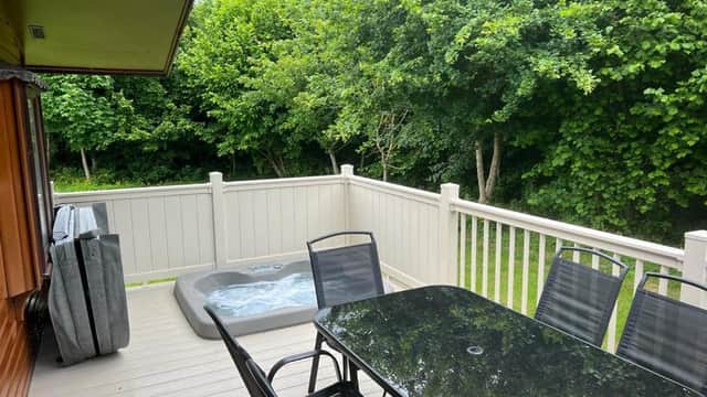 Accommodation at Woodland Lodge With Hot Tub in malton