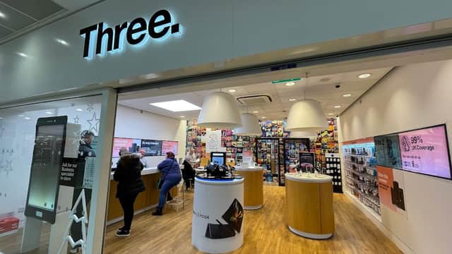 Three - Phone Shops in eckington