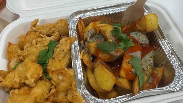 Dining at Rita's Indian Kitchen in hunslet