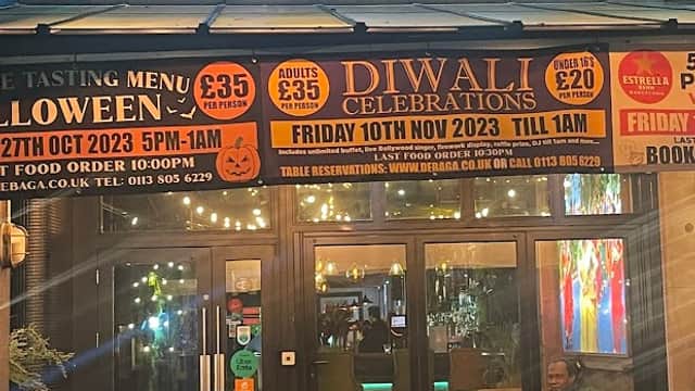Dining at De Baga Chapel Allerton in moortown