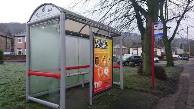 Bus Stop at West Chevin Road - Bus Stops in otley