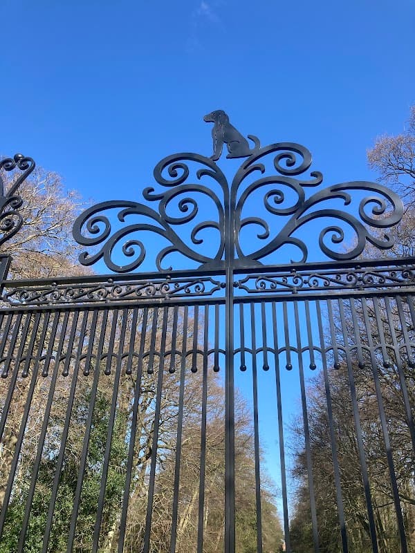 Acklam Hall ornate formal gates