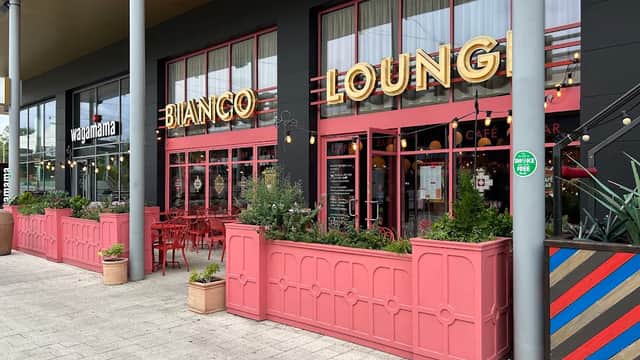 Dining at Bianco Lounge in beeston