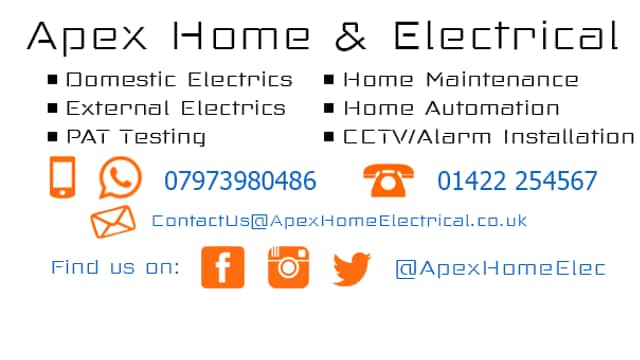 Apex Home & Electrical - Electrician Halifax - Electricians in halifax