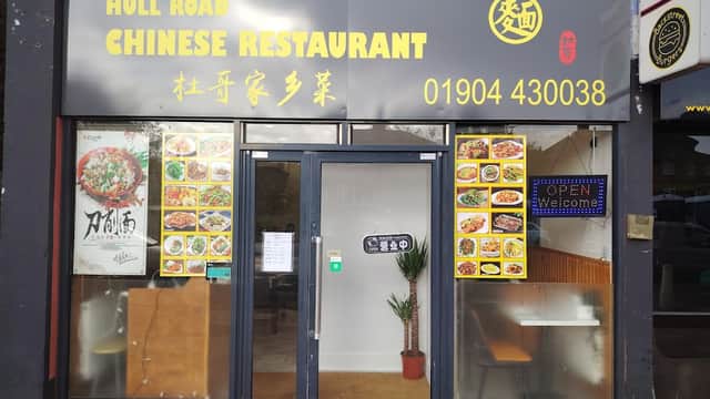 Dining at Hull Road Chinese Restaurant in york