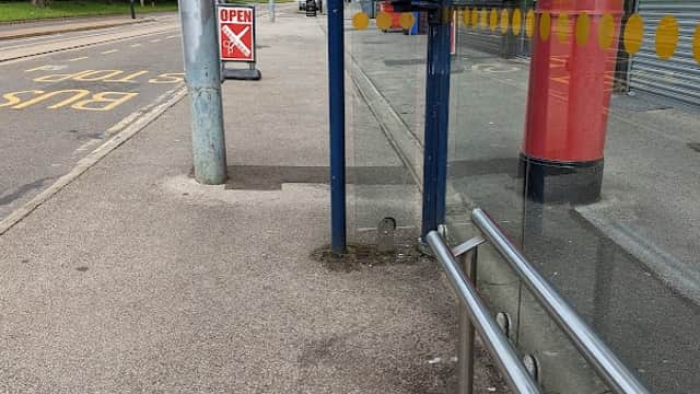 Bus Stop at Infirmary Road/Portland Street - Bus Stops in neepsend