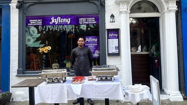 Dining at Jaflong in ripon