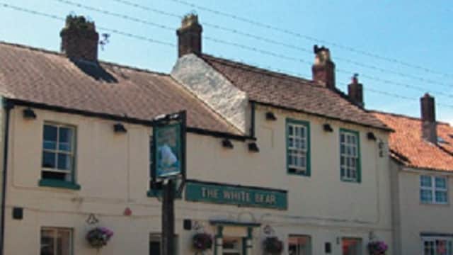 Pub The White Bear Inn in stillington north yorkshire