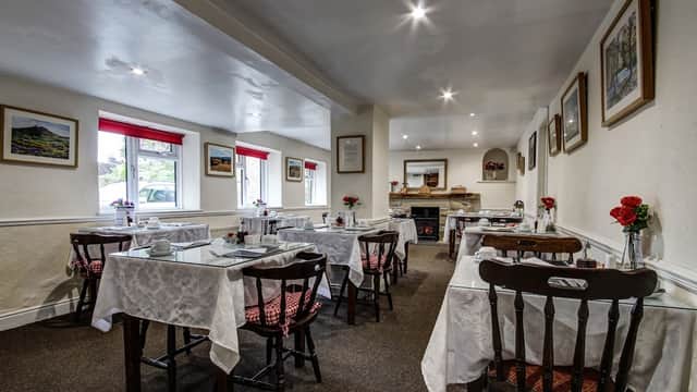 Dining at Harry's Traditional Fish and Chips in masham