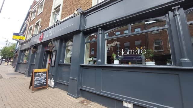 Dining at Damelio in wakefield