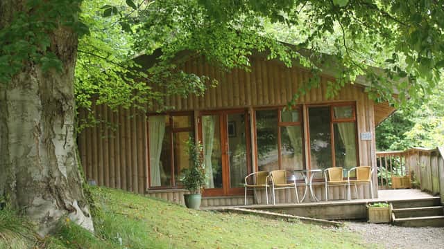 Accommodation at Dalby lodges yo606pf in dalby forest