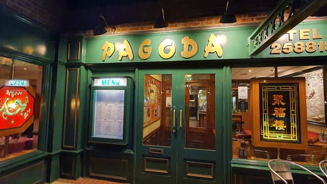 Dining at Pagoda Cantonese Restaurant in wakefield