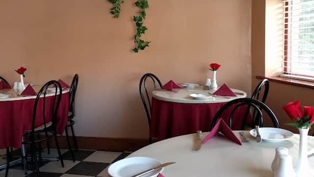 Dining at Nikos Greek Restaurant in ossett