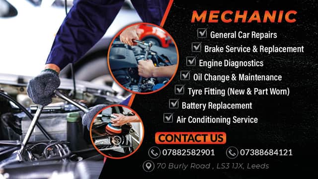 J&F Mechanic and Tyres Leeds (Hyde Park) - Garages in leeds