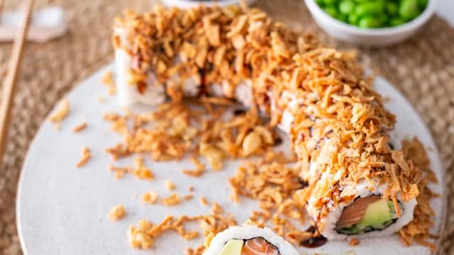 Dining at Sushi Daily Meanwood in chapel allerton