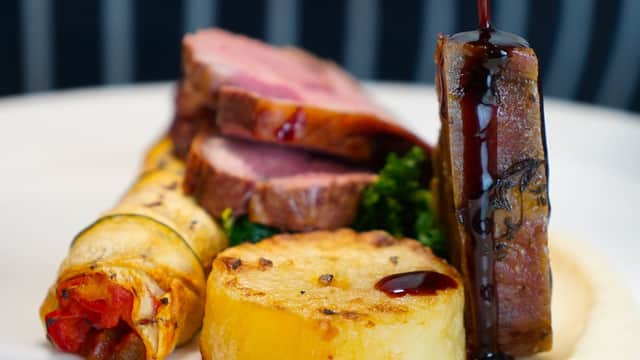 Dining at Restaurant @ Gisborough Hall Hotel in marske by the sea