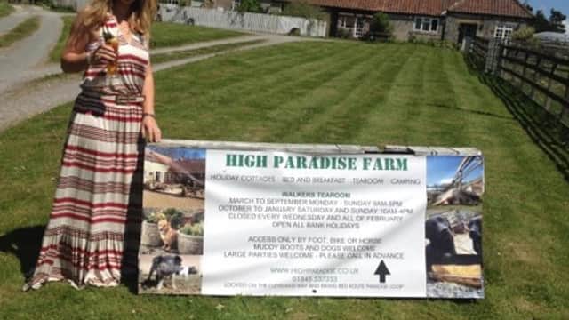 Accommodation at High Paradise Farm in boltby