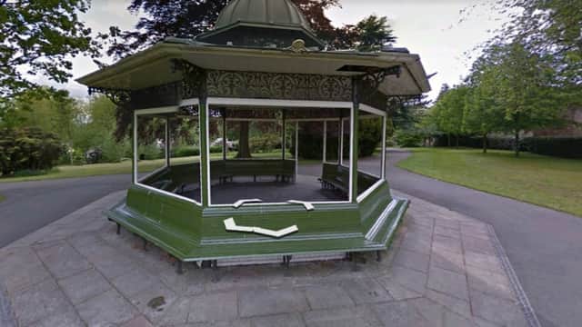 Rose Garden Bandstand - Historic Site in moortown