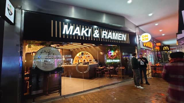 Dining at Maki & Ramen in leeds