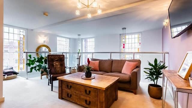 Accommodation at Lux Duplex Apartment 19th Century Chapel Wakefield Centre in wakefield