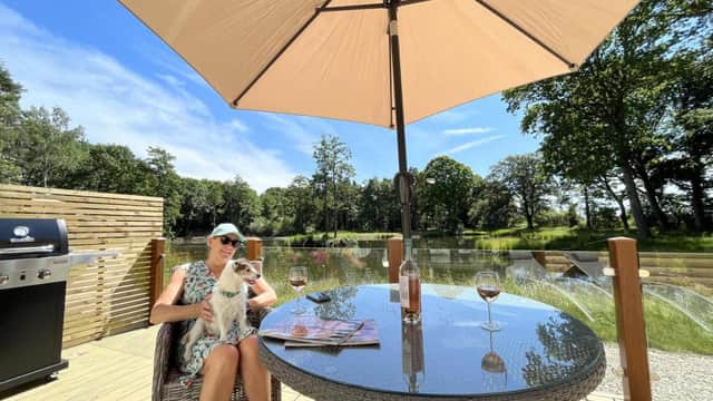 Rowan Boutique Lodge for couples with a dog, York, Yorkshire