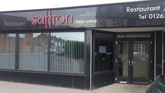 Dining at Saffron in bridlington