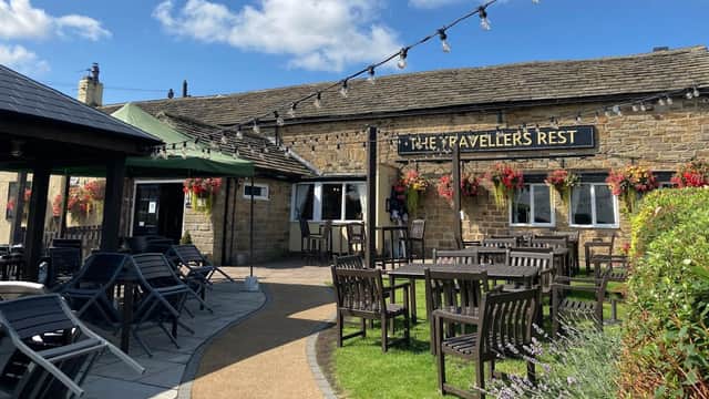 Dining at The Travellers Rest in mirfield