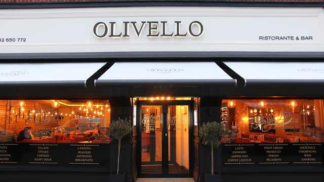 Dining at Olivello in middlesbrough
