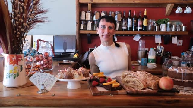 Dining at Mooch Cafe-Bar in hebden bridge
