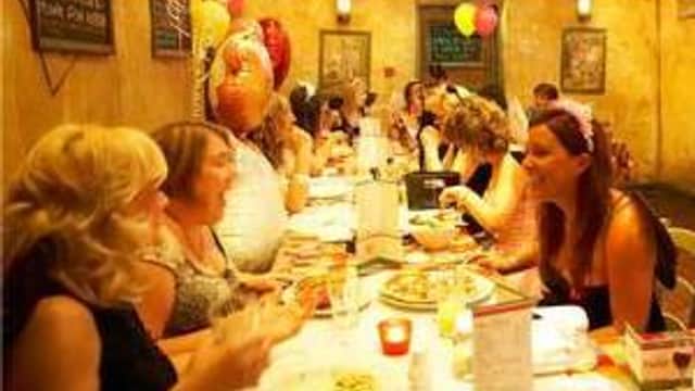 Dining at Tricolos Italian Restaurant in scarborough