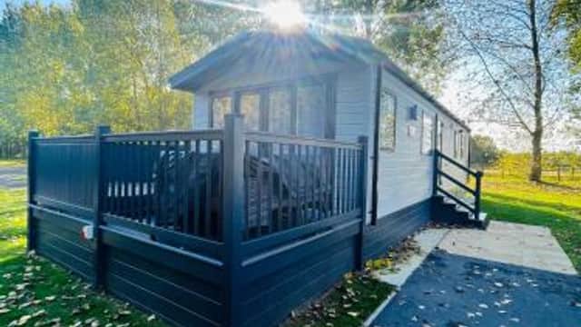 Accommodation at Blossom Lodge with Hot Tub in allerthorpe