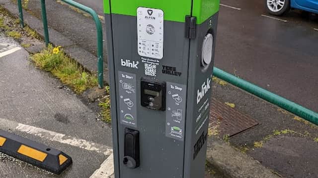 Blink Charging Station - EV Charging in redcar