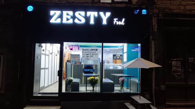 Dining at Zesty food in heckmondwike