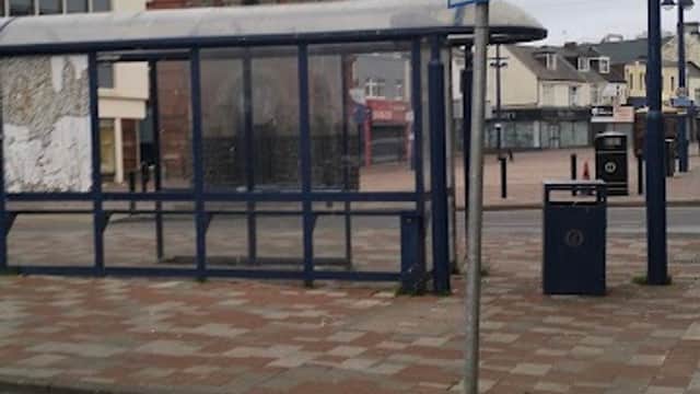 Bus Stop at Town Clock (stand F) - Bus Stops in redcar