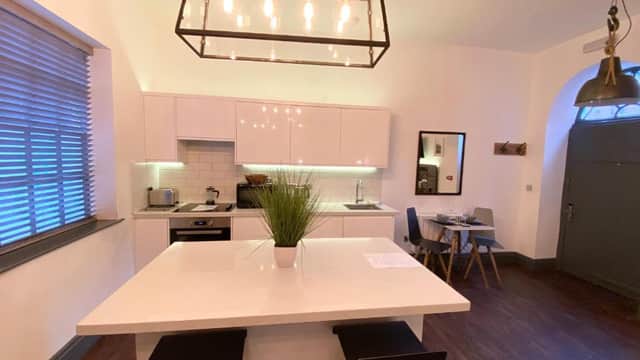Accommodation at Studio at The Coach House Apartments in leeds