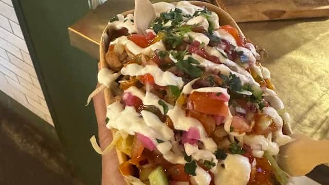 Dining at Falafel Guys ‐ Northern Market in leeds