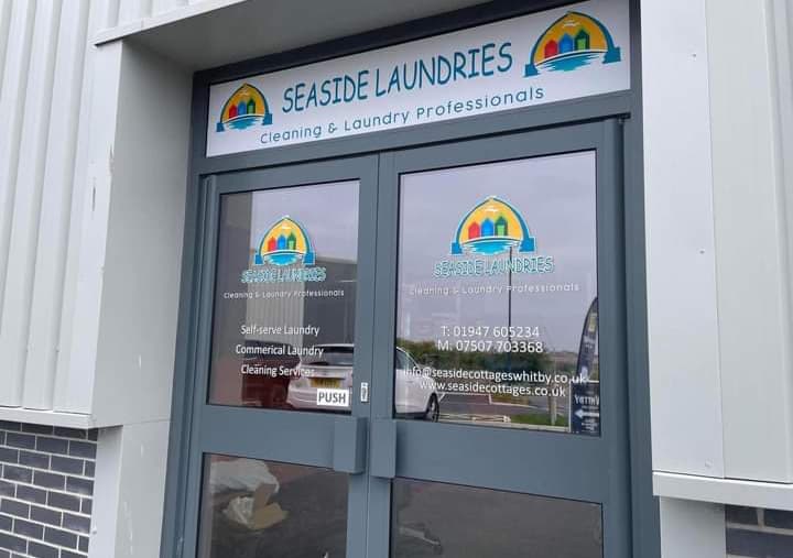 Seaside laundries,laundrette in whitby(launderette,self serve,laundry services,located Whitby, delivery available)
