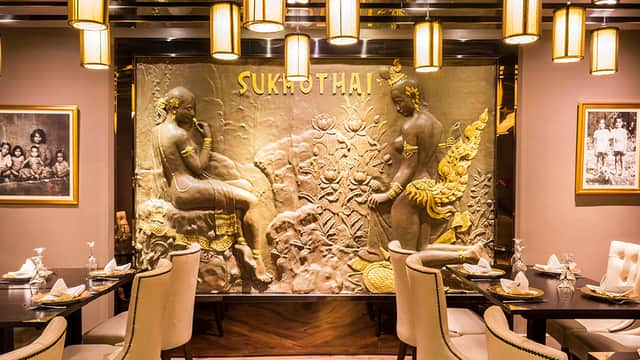 Dining at Sukhothai Restaurant in leeds